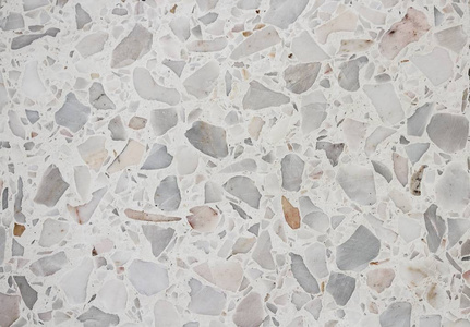 石墙壁纹理,水磨石地面,小石头白水泥照片