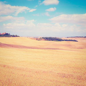 sluttande ngar i Toscana