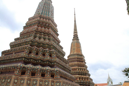 在曼谷，泰国佛寺 卧佛庙
