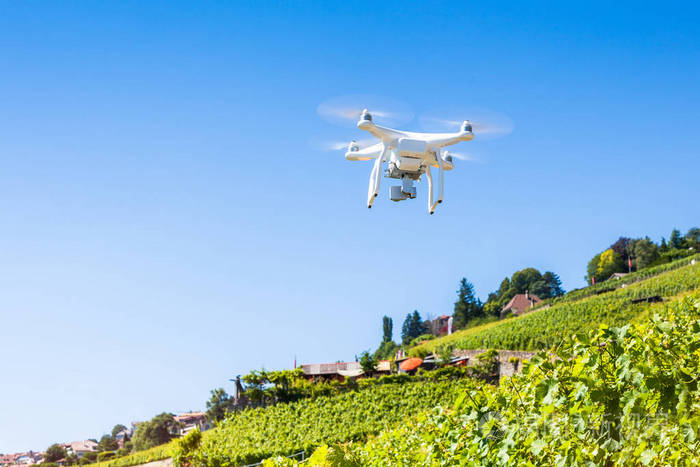 直升机无人机航空摄影和视频