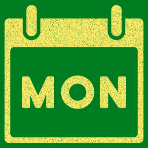 星期一日历页面肌理质感图标照片