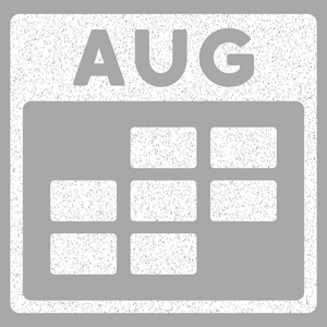 8 月日历网格肌理质感图标