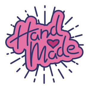 刺绣仿时尚徽章手工制作 logo 模板,自 1935 年以来, 复古刺绣工艺