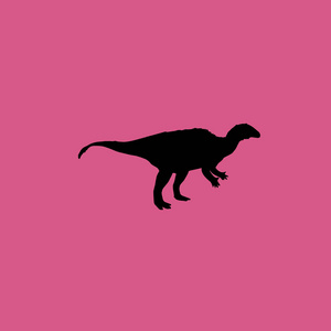 dinosaurus 图标图孤立的矢量标志符号