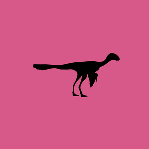 dinosaurus 图标图孤立的矢量标志符号