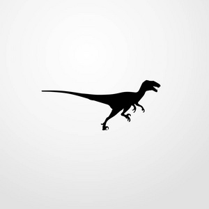 dinosaurus 图标图孤立的矢量标志符号