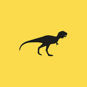 dinosaurus 图标图孤立的矢量标志符号