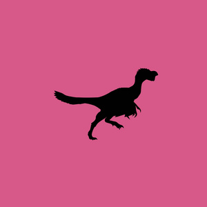 dinosaurus 图标图孤立的矢量标志符号