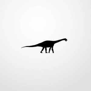 dinosaurus 图标图孤立的矢量标志符号