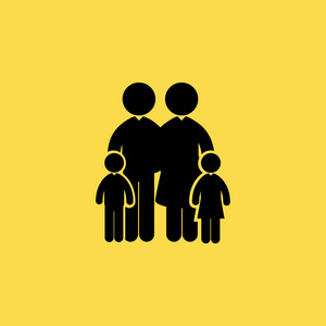 家庭图标图孤立的矢量标志符号