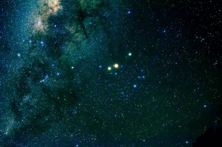 恒星和星系外层空间天空晚上宇宙背景
