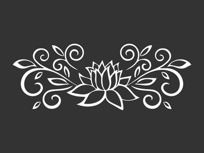 莲花花符号图片