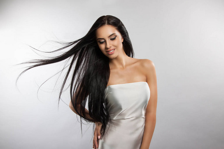 飞舞的头发图片