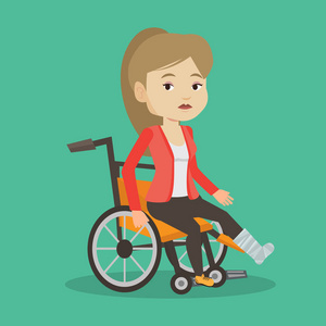 腿已断卡通图片