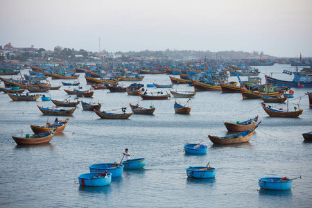 在越南渔船