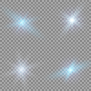 闪闪发光的星芒照片