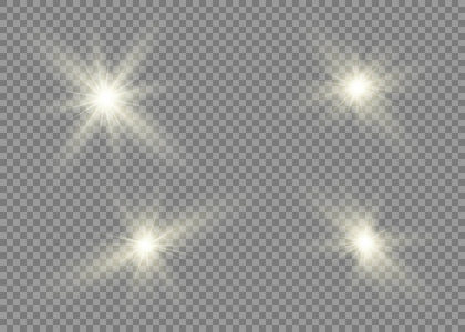 闪闪发光的星芒照片