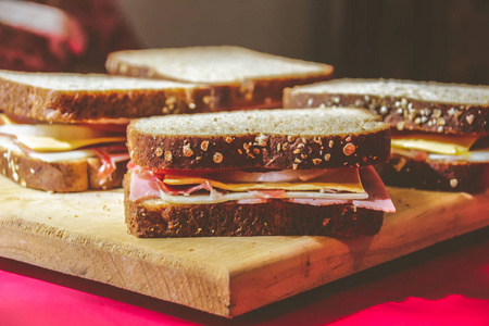 三明治食物摄影