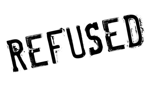 选项卡不允许被拒绝的橡皮戳照片