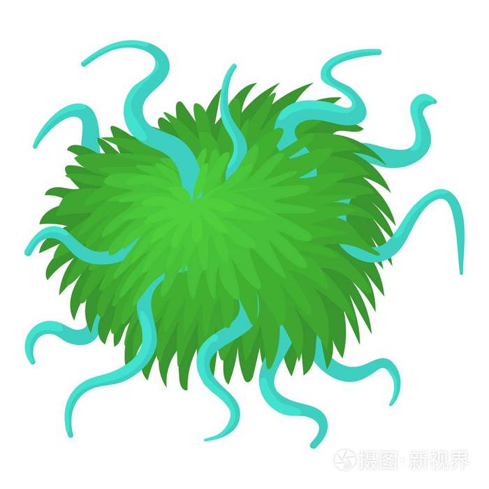 上皮细胞图标卡通风格