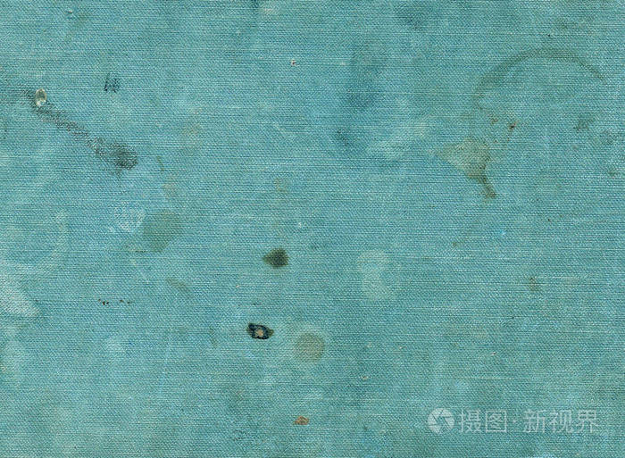 脏的青色色调织物表面与不同点