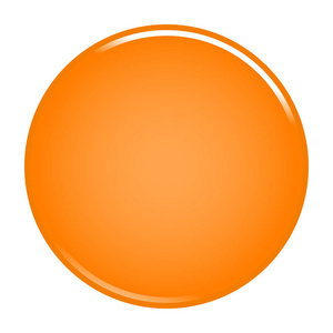 橙色的小圆圈按钮空白 web 互联网图标