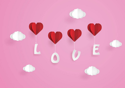 心形热气球图片-心形热气球素材-心形热气球插画-摄图新视界