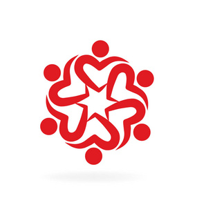 团队精神的徽标图片