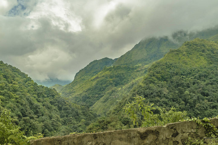 热带景观视图厄瓜多尔