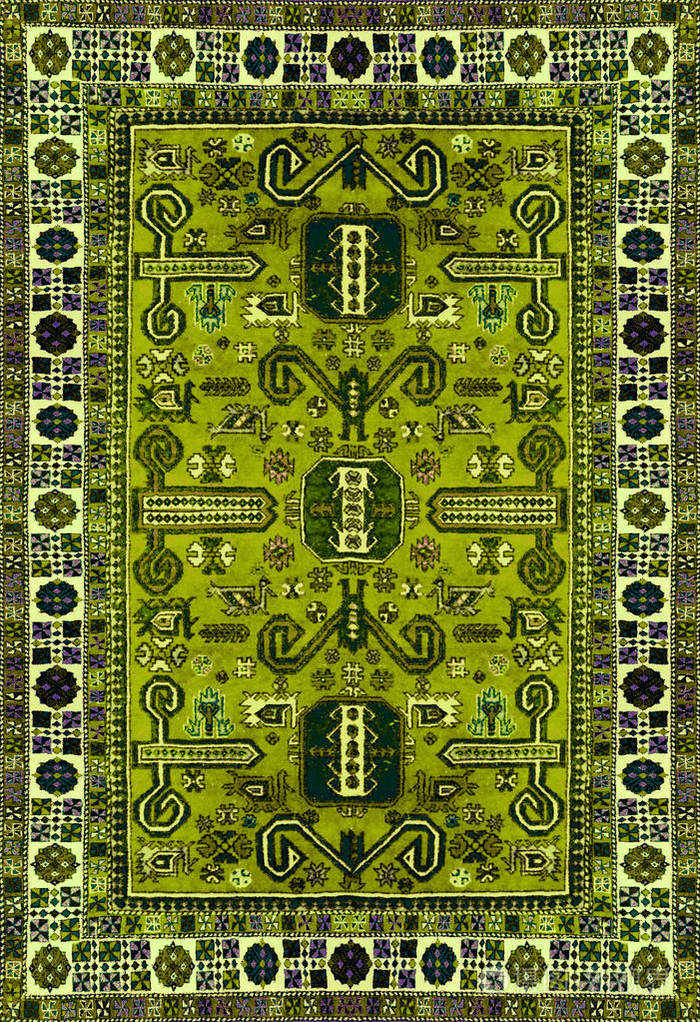 波斯地毯质地,抽象的装饰.圆形曼荼罗图案,东方传统的地毯表面.