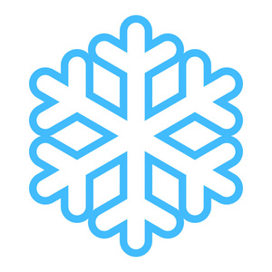 低温图标雪花低温标志照片