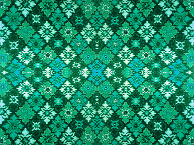 粉红色灰色紫黄橙栗色黑色白色绿松石或抽象曲面拼接的菱形叶子图案