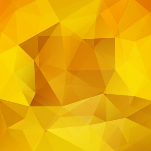几何形状的背景。黄色的马赛克图案。矢量 Eps 10。矢量图