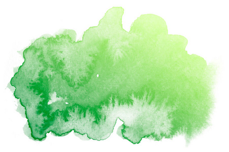抽象绿色水彩背景