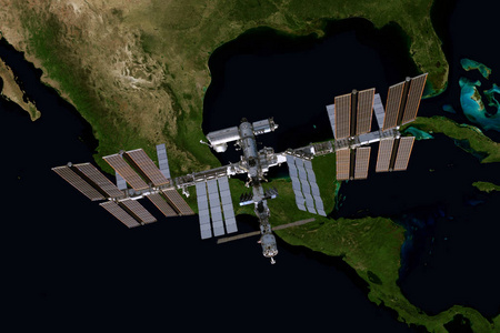 国际空间站在地球