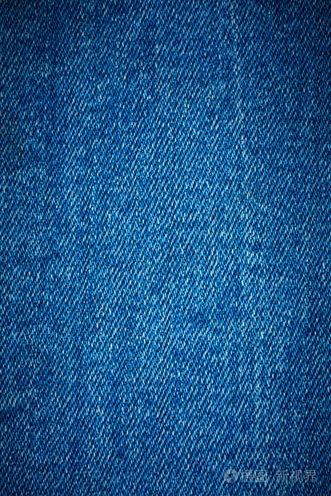 蓝色牛仔布背景