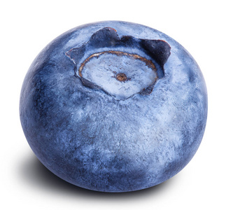 蓝莓浆果孤立在白色背景