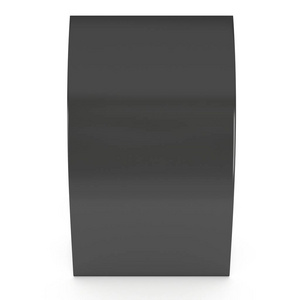 黑色的纸折叠卡。3d 渲染