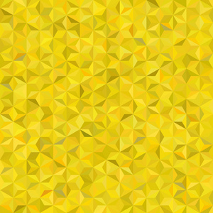 抽象的无缝背景的黄色三角形组成。为业务演示文稿或 web 模板横幅传单的几何设计。矢量图