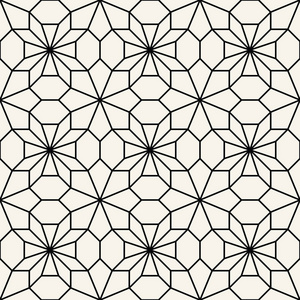 抽象几何图案打印