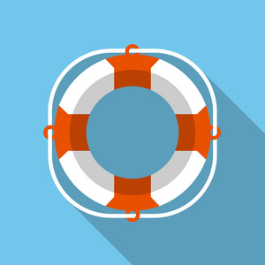 矢量救生圈图标照片