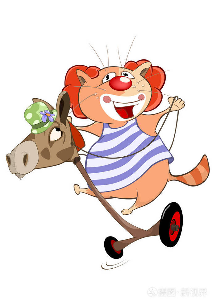 可爱的猫咪.卡通人物