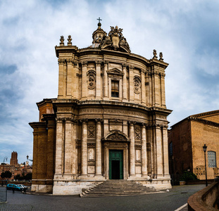E Santi 卢卡  玛蒂娜是在意大利罗马一座教堂