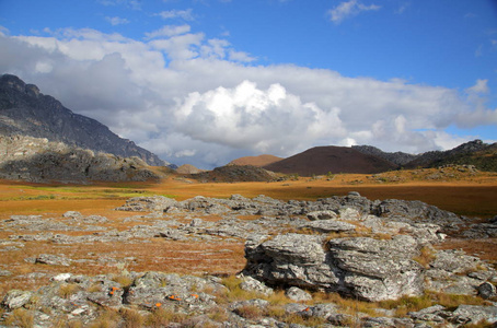 景观图的 Chimanimani 山