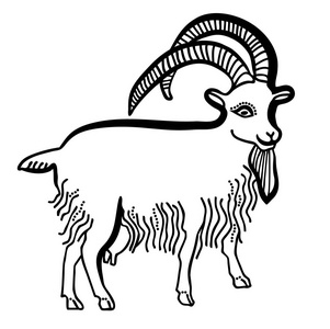 保姆山羊图片-保姆山羊素材-保姆山羊插画-摄图新视界