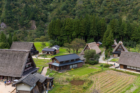 白川乡传统民居图片