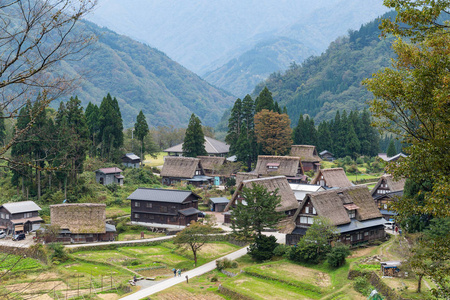 传统的白川乡老村