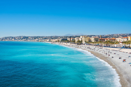 不错，地中海度假村，蔚蓝，法国的视图