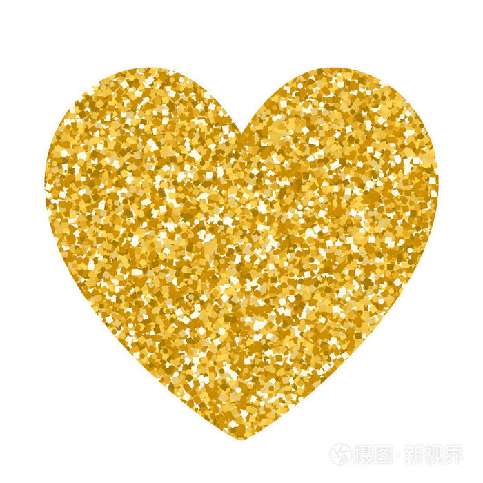 情人节那天闪光金心