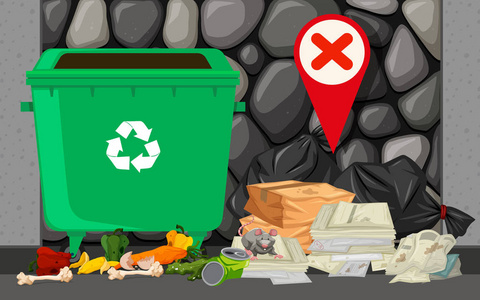 垃圾桶图片图片